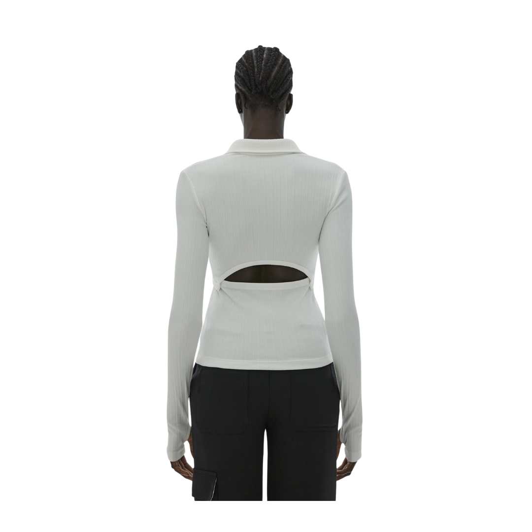 Cut-Out Polo Top