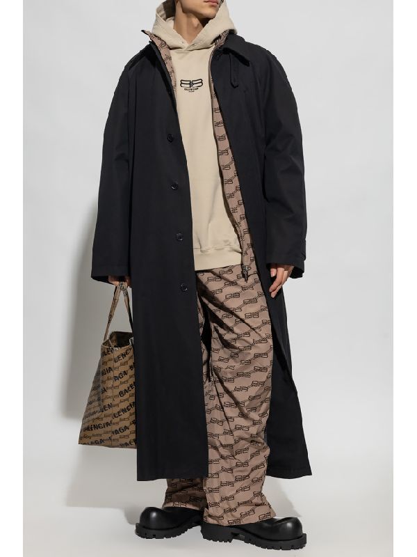 Loose fit BB logo hood