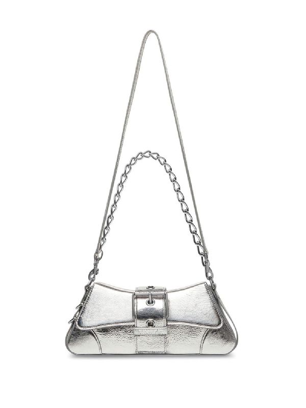 Wrinkle Mirror Calfskin Lindsay Chain Bag