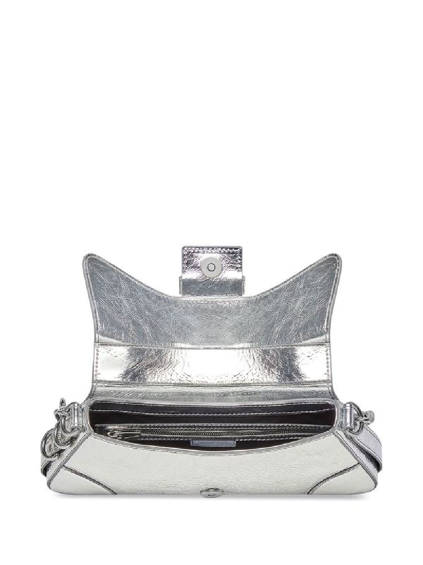 Wrinkle Mirror Calfskin Lindsay Chain Bag
