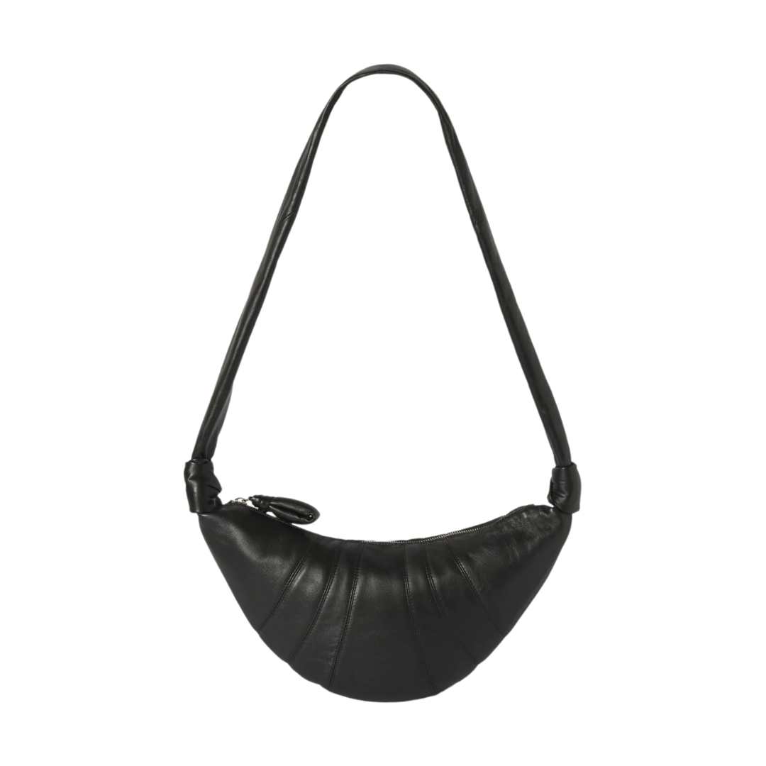 Lemaire Small Croissant Bag Soft Nappa Leather Black