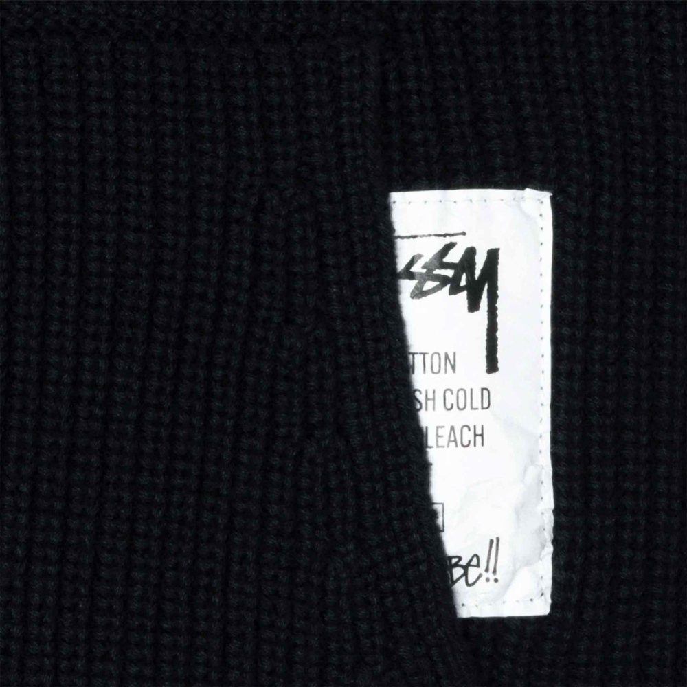 cotton knit hoodie