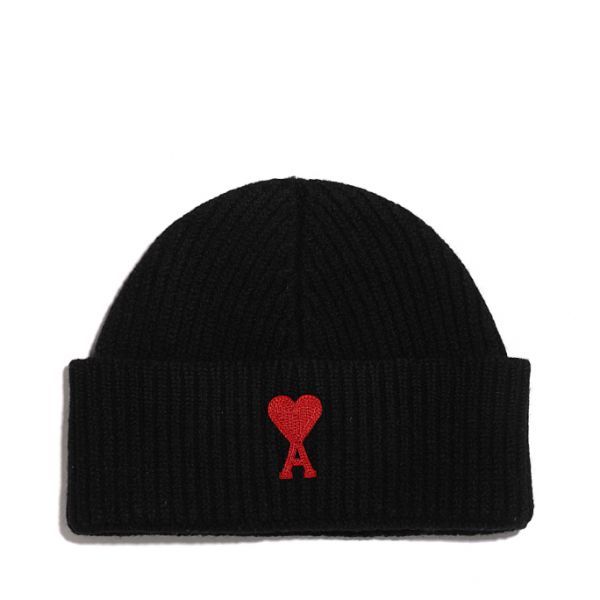 Chainstitch Heart Logo Wool Beanie 