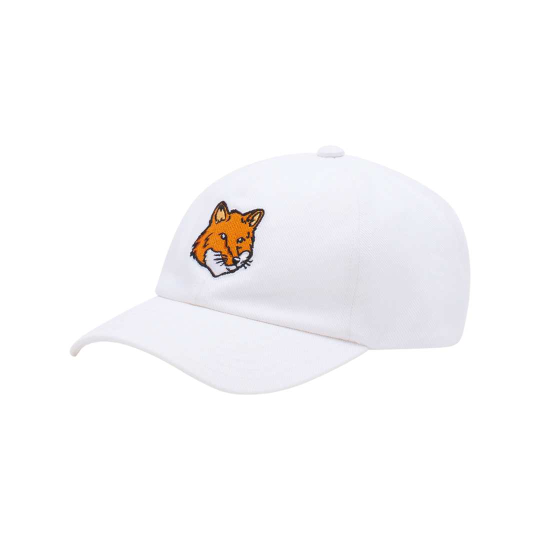 Large Fox Head Embroidery 6P Cap