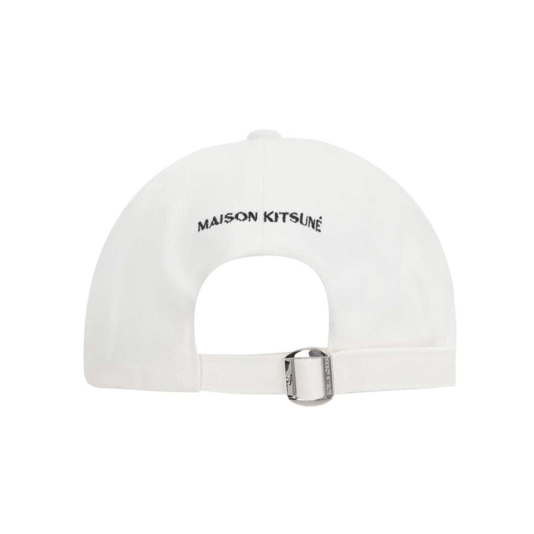 Large Fox Head Embroidery 6P Cap