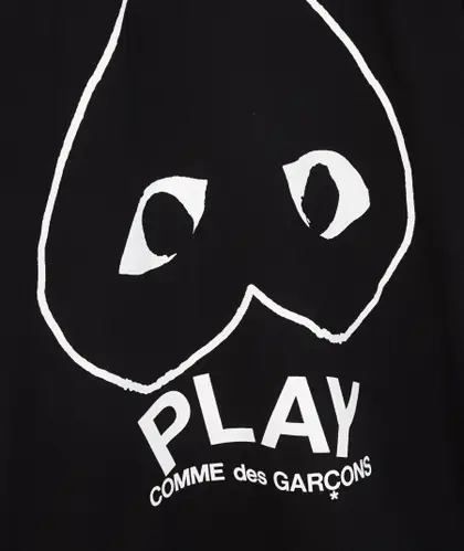 COMME des GARCONS Play Black Play T-Shirt 