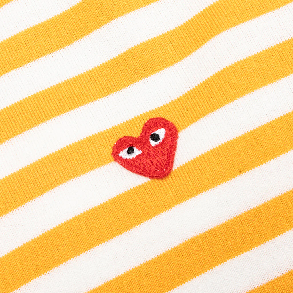 Red Heart Waffen Stripe Long Sleeve T-shirt