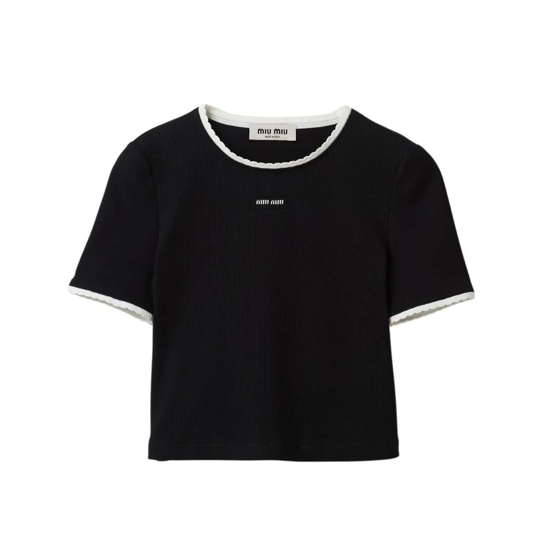 Black Cotton Sweater
