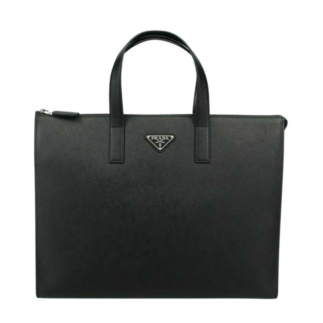 Saffiano leather tote bag
