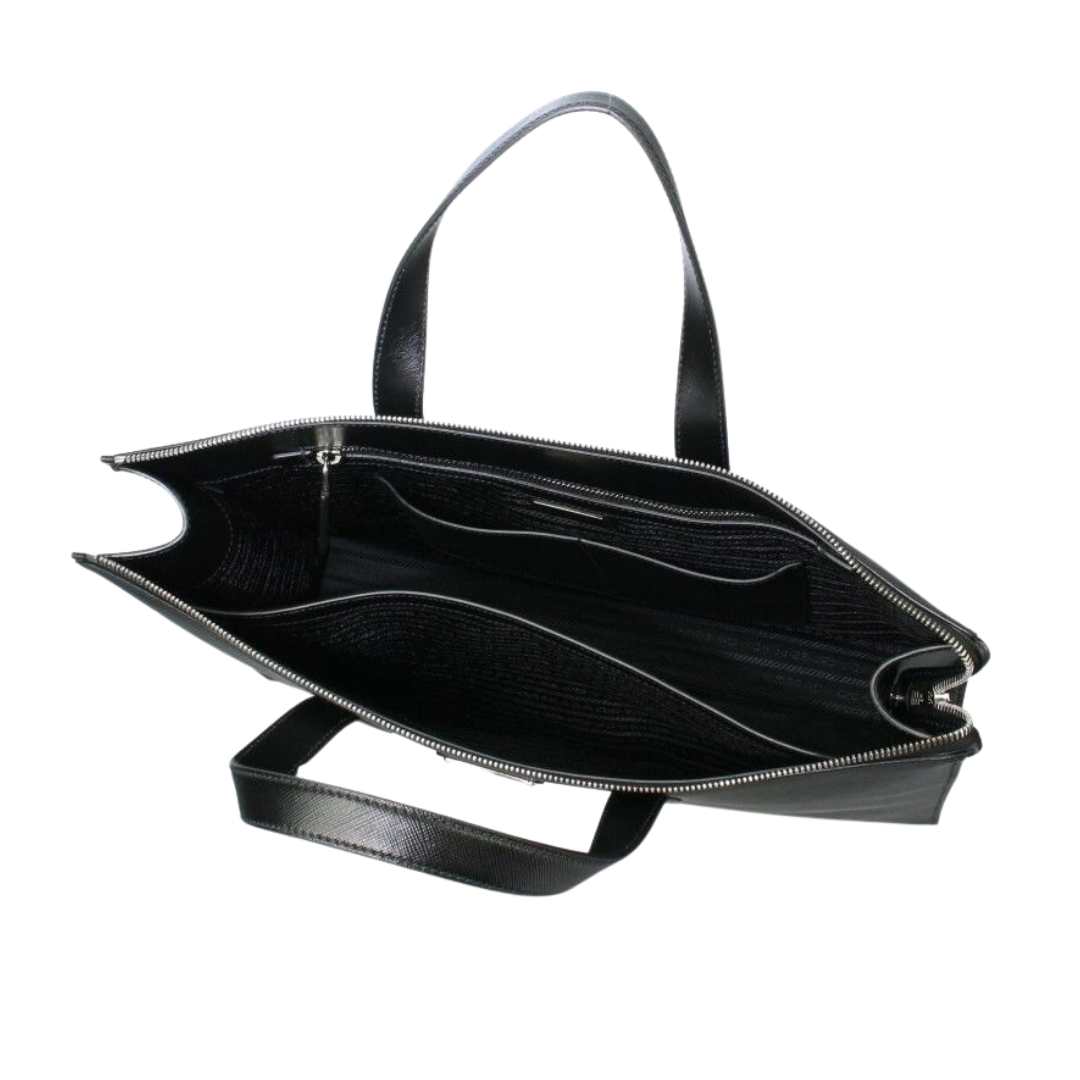 Saffiano leather tote bag