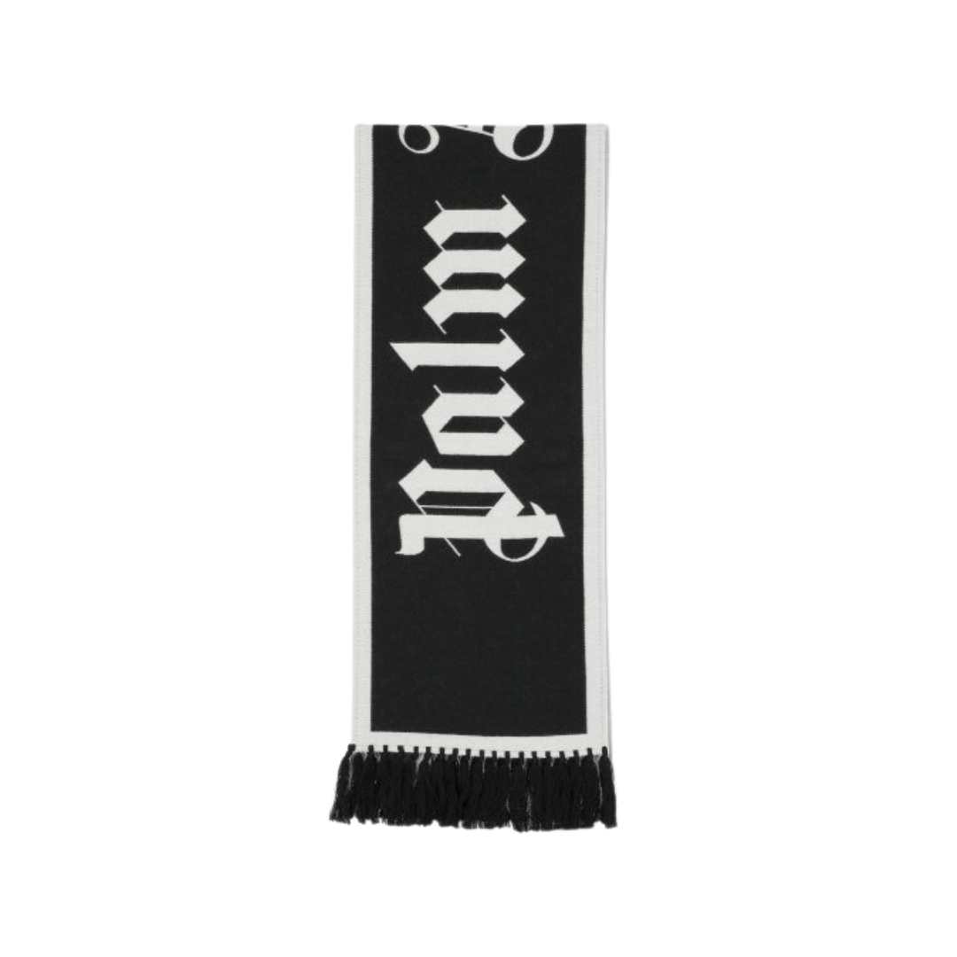  Men's Logo Scarf - Black:White