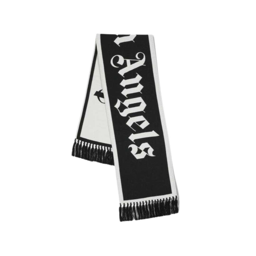  Men's Logo Scarf - Black:White