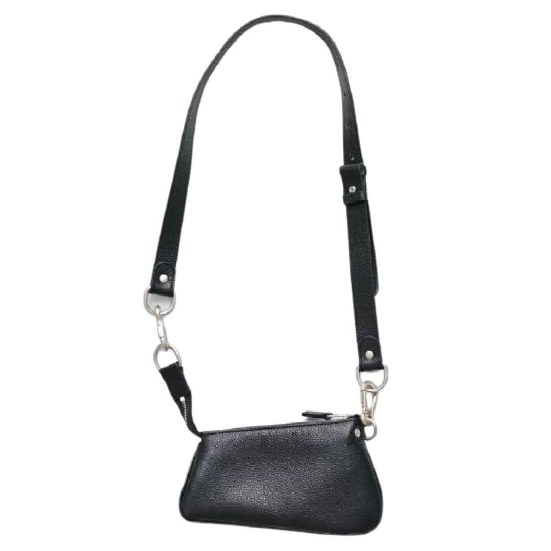 AMLEN grain leather cross bag