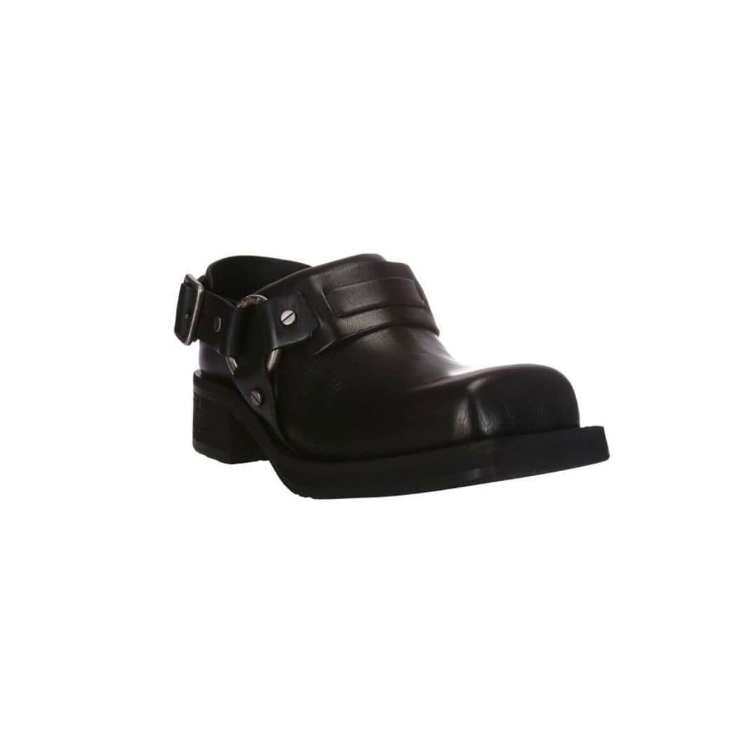 harness strap embellished loafers