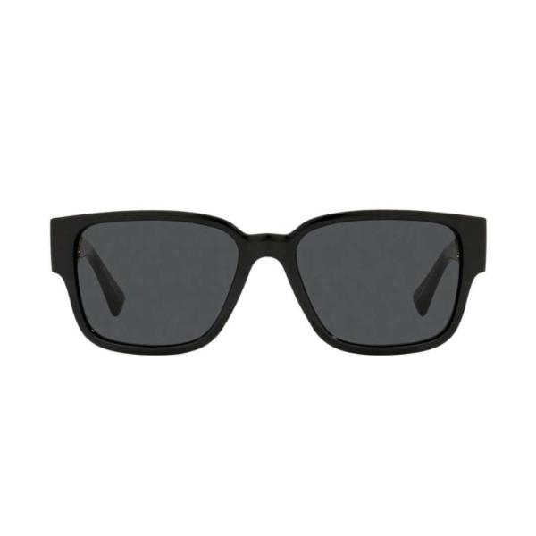Dark Grey Rectangular Men's Sunglasses