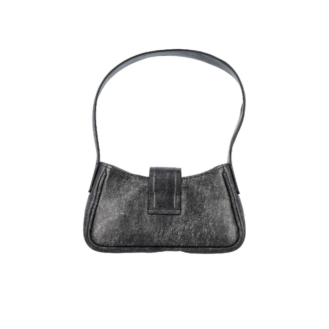 Monogram Buckle Leather Mini Shoulder Bag