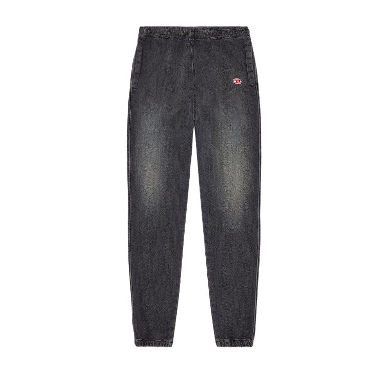 Wrap Denim Track Pants