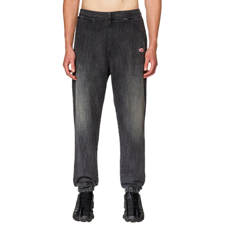 Wrap Denim Track Pants
