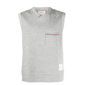 RWB Trimmed Pocket Cotton Interlock Vest