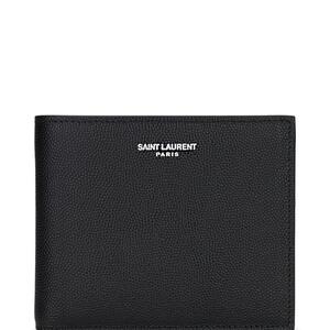 SAINT LAURENT PARIS EAST/WEST WALLET IN GRAIN DE POUDRE EMBOSSED LEATHER