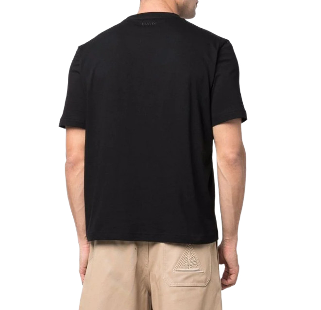 logo patch short sleeve t-shirt