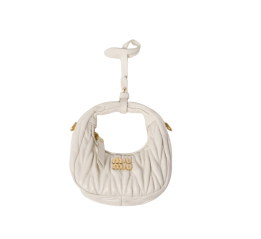 Wander Materasse nappa leather micro hobo bag