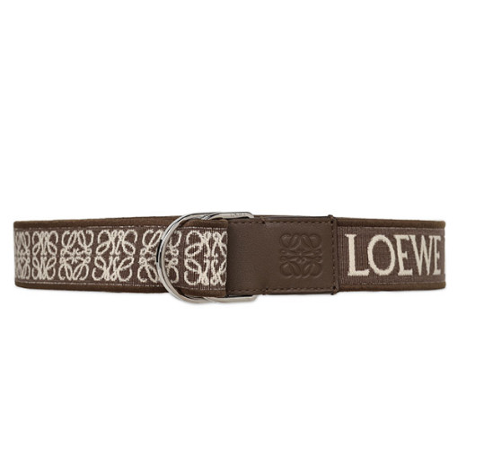 Winter Brown D-Ring Anagram Belt