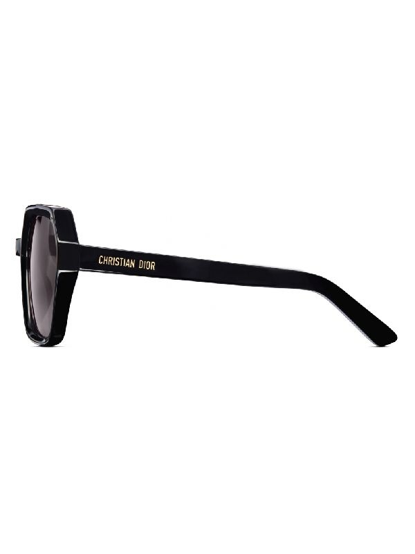 DIORMIDNIGHT Geometric Sunglasses