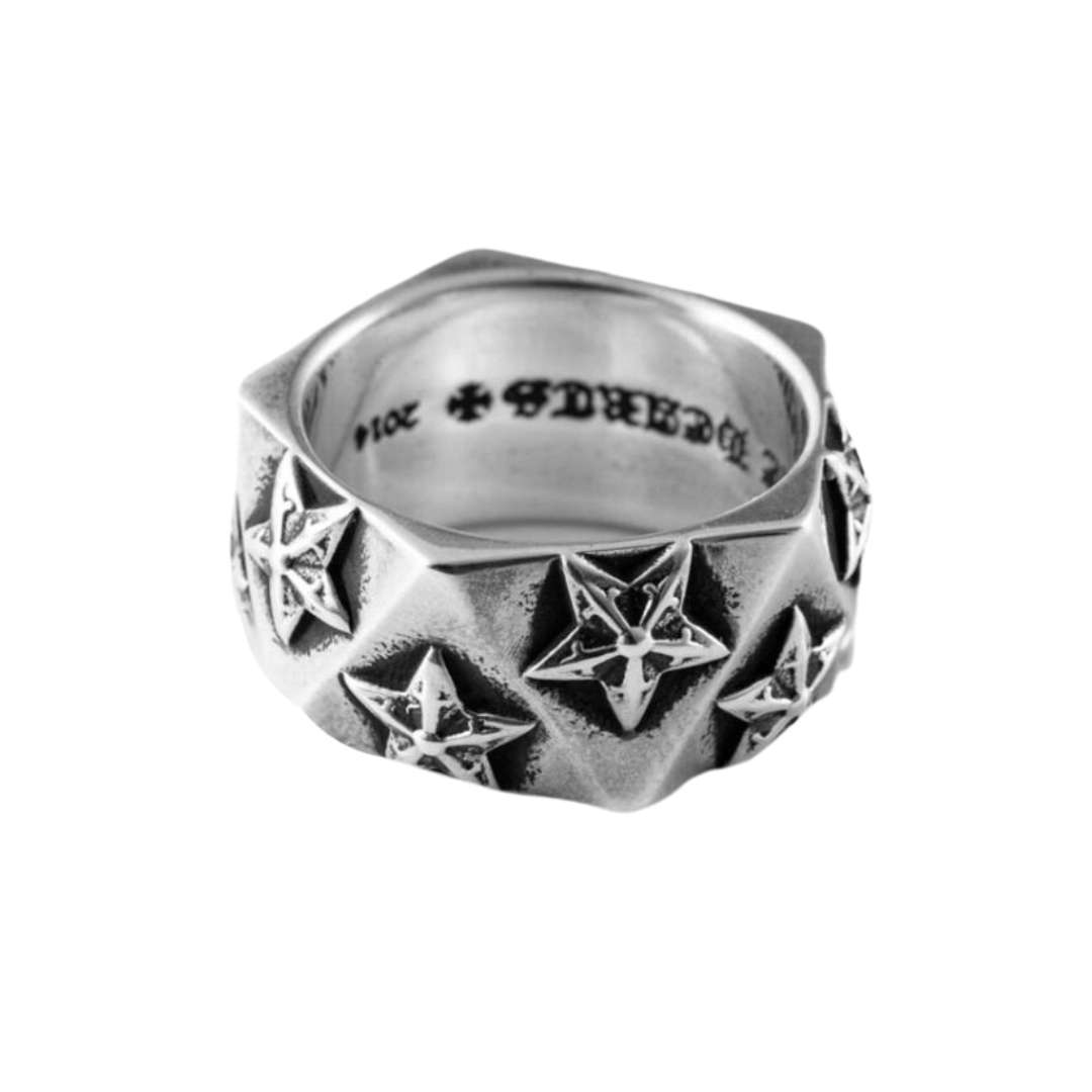 Star pentagon ring