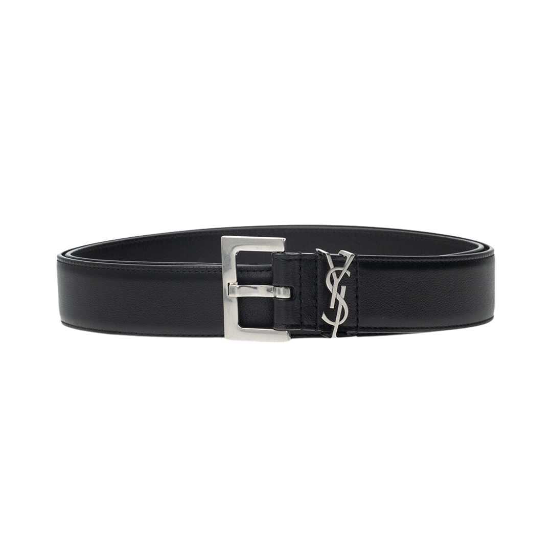 monogram logo belt