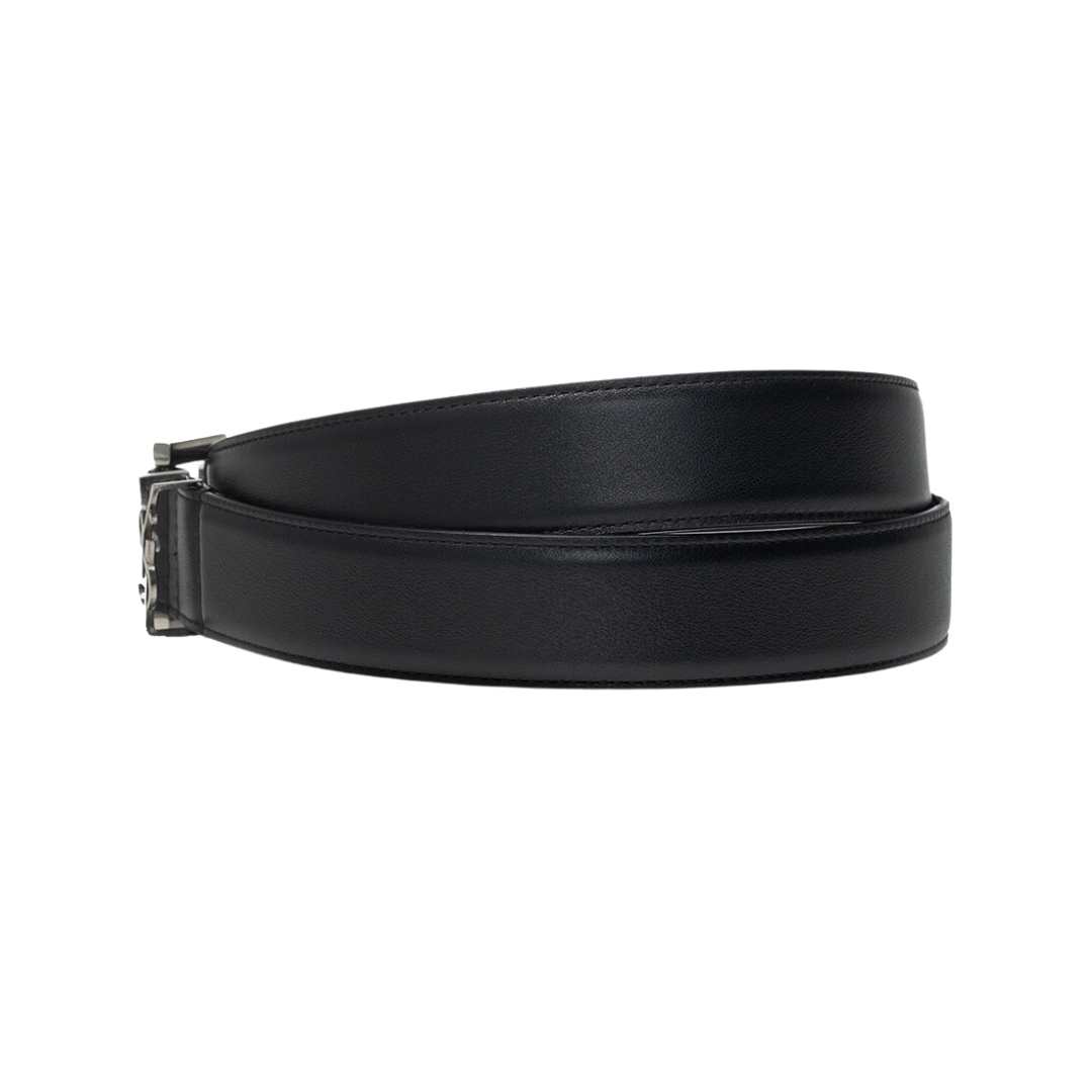 monogram logo belt