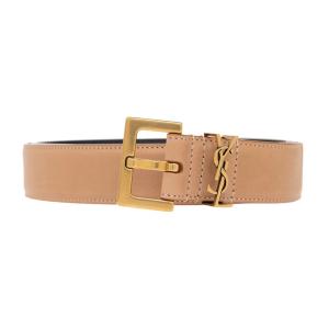 monogram logo belt