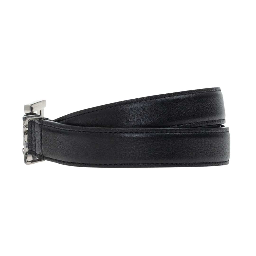 monogram logo belt