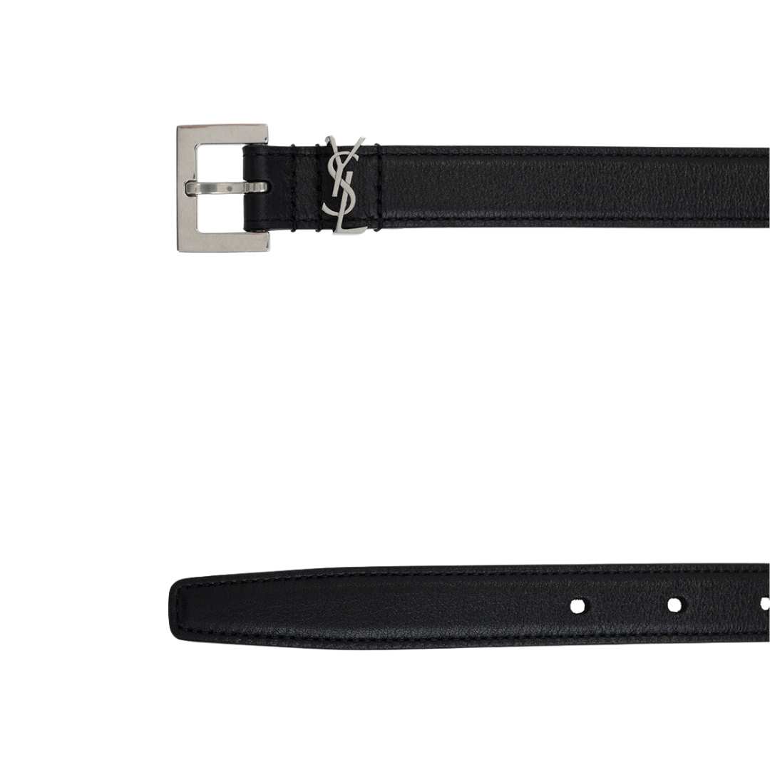monogram logo belt