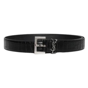 monogram logo belt