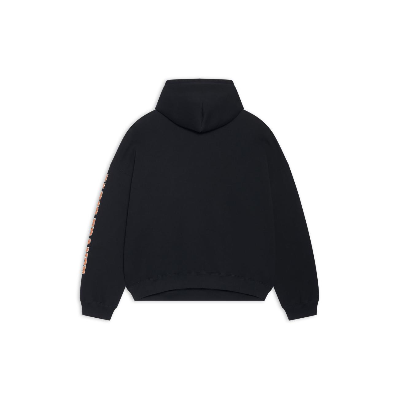 MEN'S MAISON BALENCIAGA HOODIE WIDE FIT IN BLACK