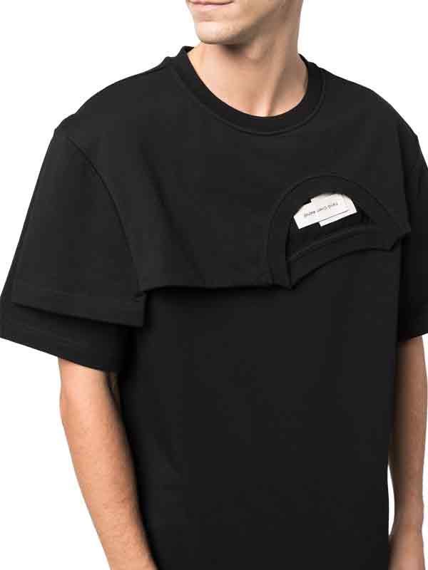 Asymmetric layered t-shirt
