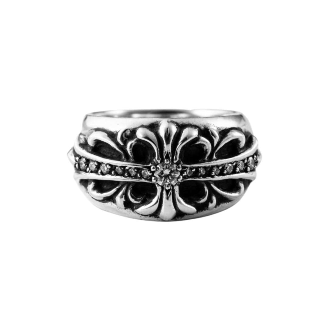 Floral Ring Pavedia (After)