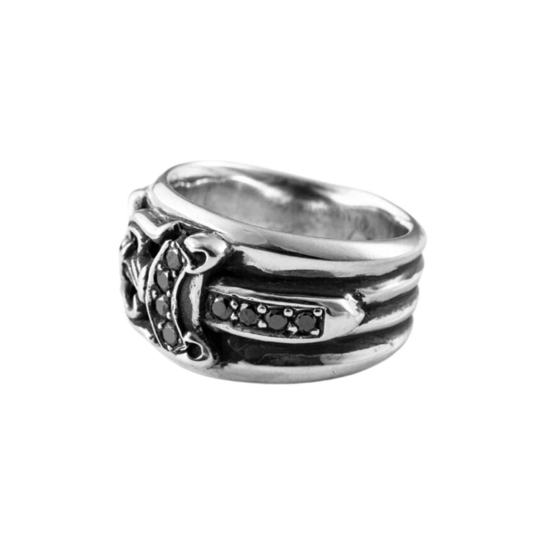 Dagger Ring Pave Black Diamond (Original)