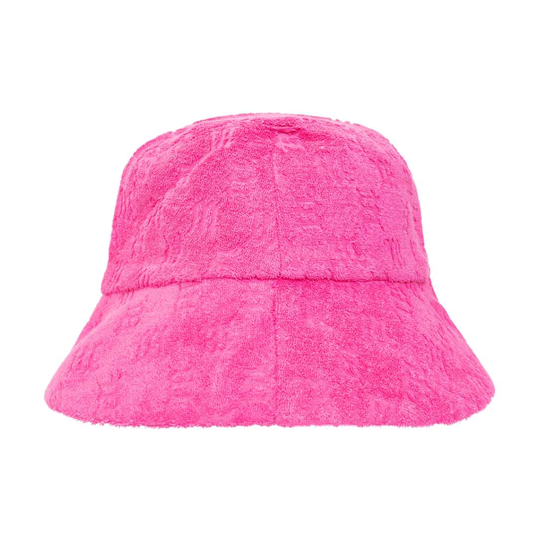 MISBHV PINK MONOGRAMMED BUCKET HAT