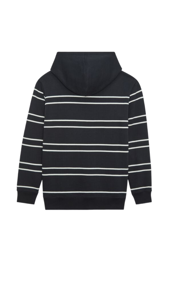 Striped hooded t-shirt