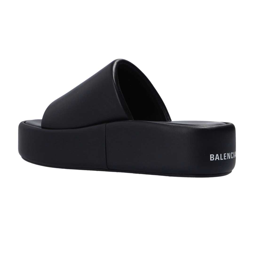logo slide sandals