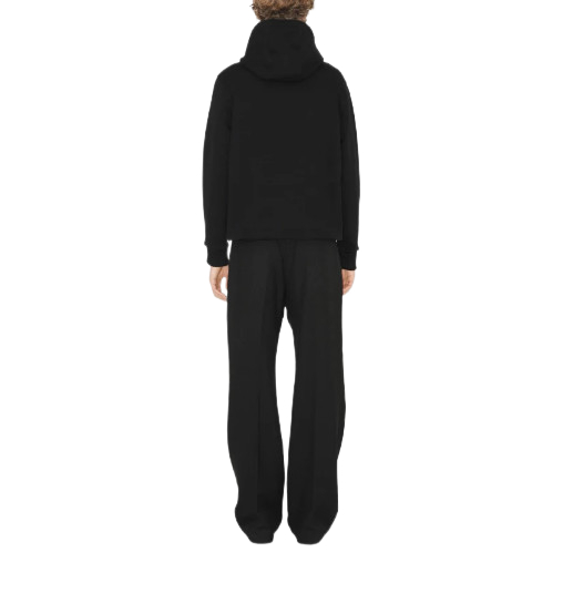 Embroidery EKD cotton hooded sweatshirt
