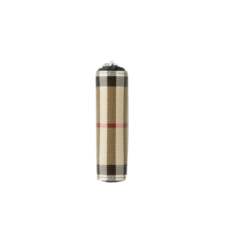 Check zipper round wallet