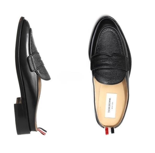 Varsity Grain Leather Penny Loafer