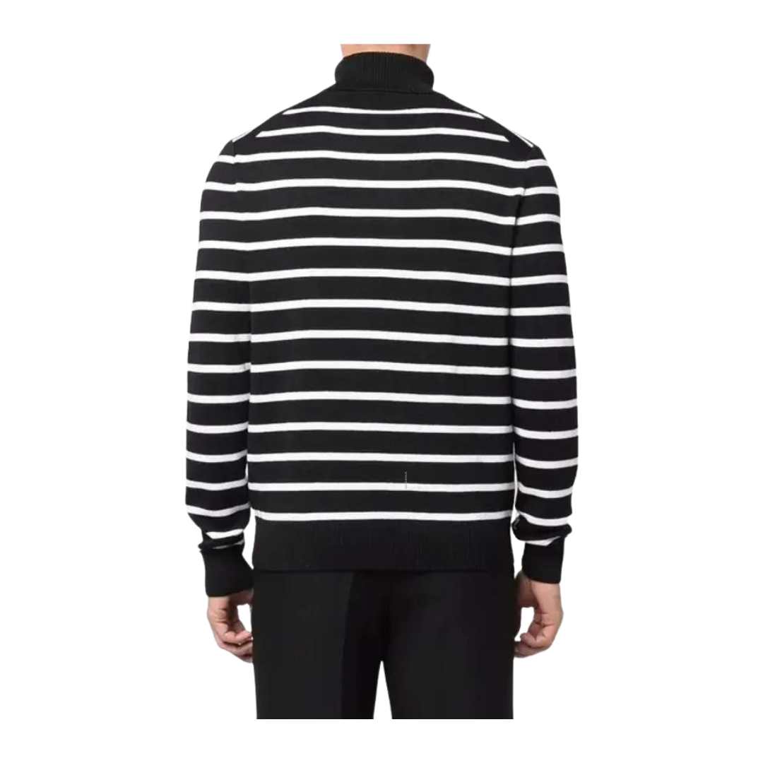 Stripe Ami De Cœur Turtleneck Sweater