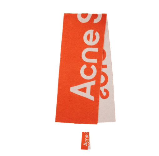 Logo jacquard muffler