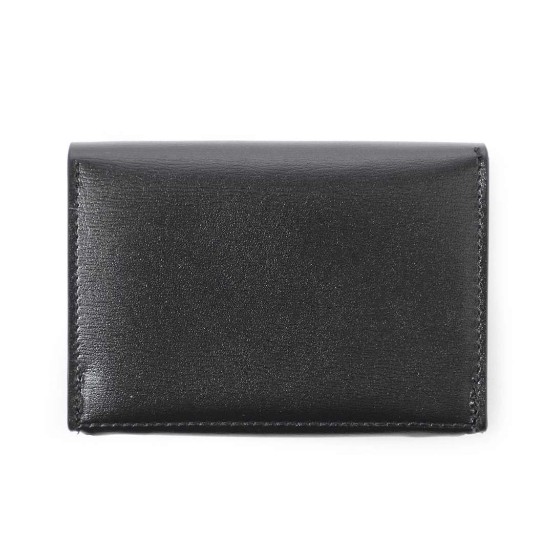 Logo Leather Folded Card Holder