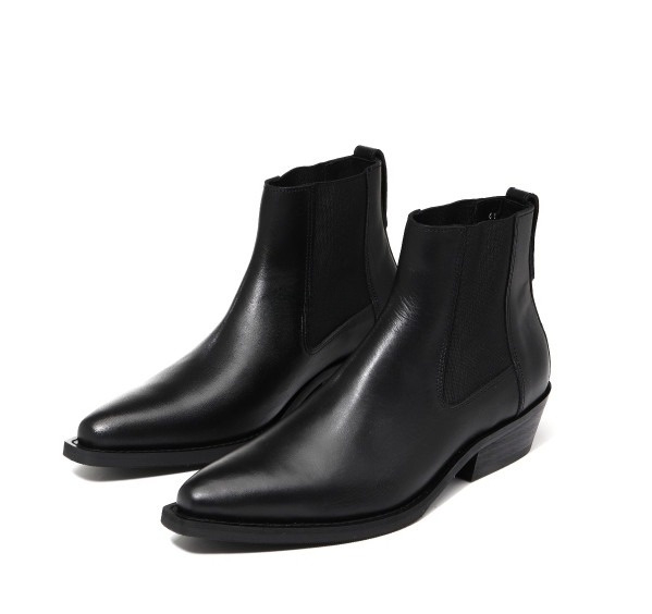Cypher Infinite Black Leather Boots