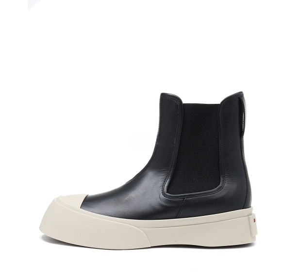 PABLO black nappa leather Chelsea boots